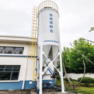 江蘇淮安水廠粉末活性炭加藥設備調試現場